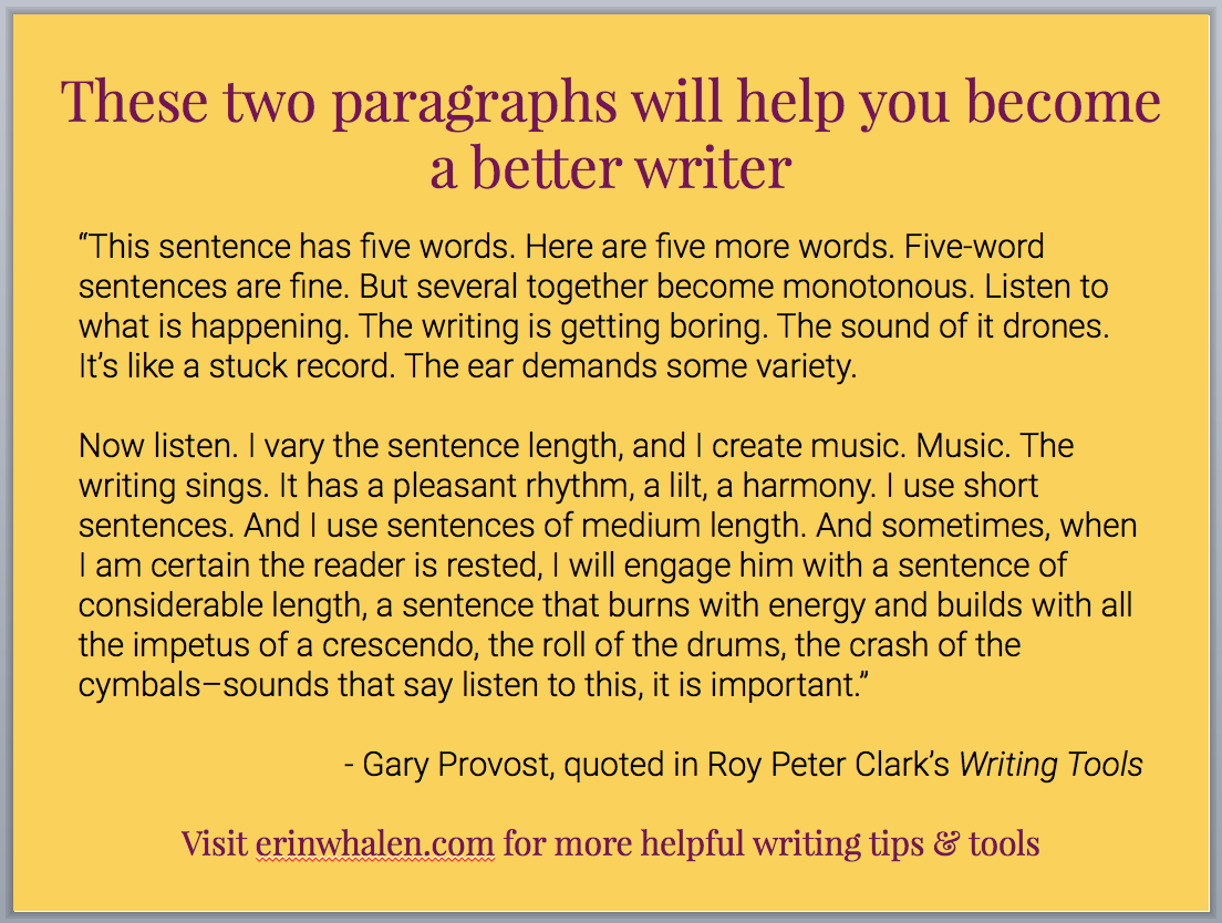 These two paragraphs will help you become a better writer